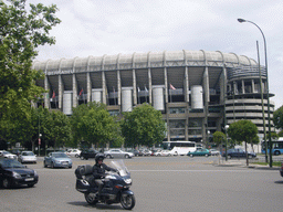 The Santiago Bernabéu stadium