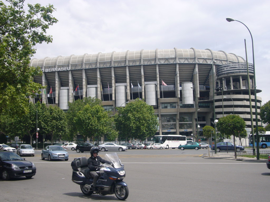 The Santiago Bernabéu stadium