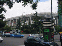 The Santiago Bernabéu stadium