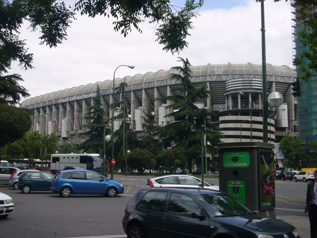 The Santiago Bernabéu stadium