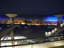 Inside Nuevo Ministerios subway station