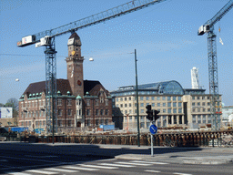 The Malmö Högskola building and the Turning Torso building