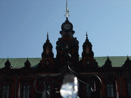 Fountain and facade of Malmö Town Hall