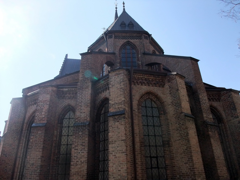 Back side of the Sankt Petri Kyrka church