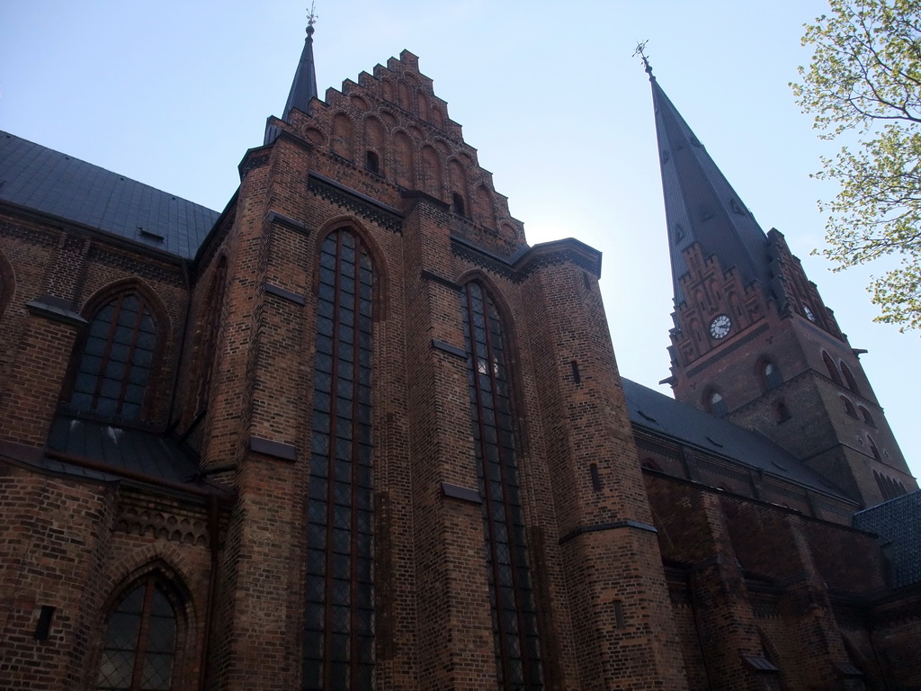 North side and tower of the Sankt Petri Kyrka church