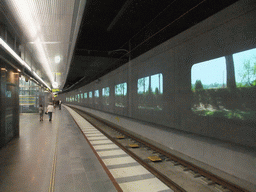 Platform at Malmö Central Station