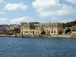 House on Manoel Island, viewed from the Luzzu Cruises tour boat from Sliema to Marsaxlokk
