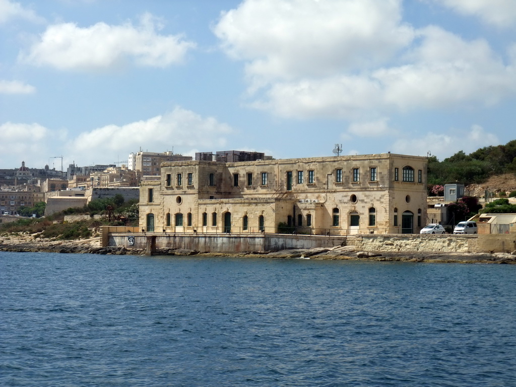 House on Manoel Island, viewed from the Luzzu Cruises tour boat from Sliema to Marsaxlokk