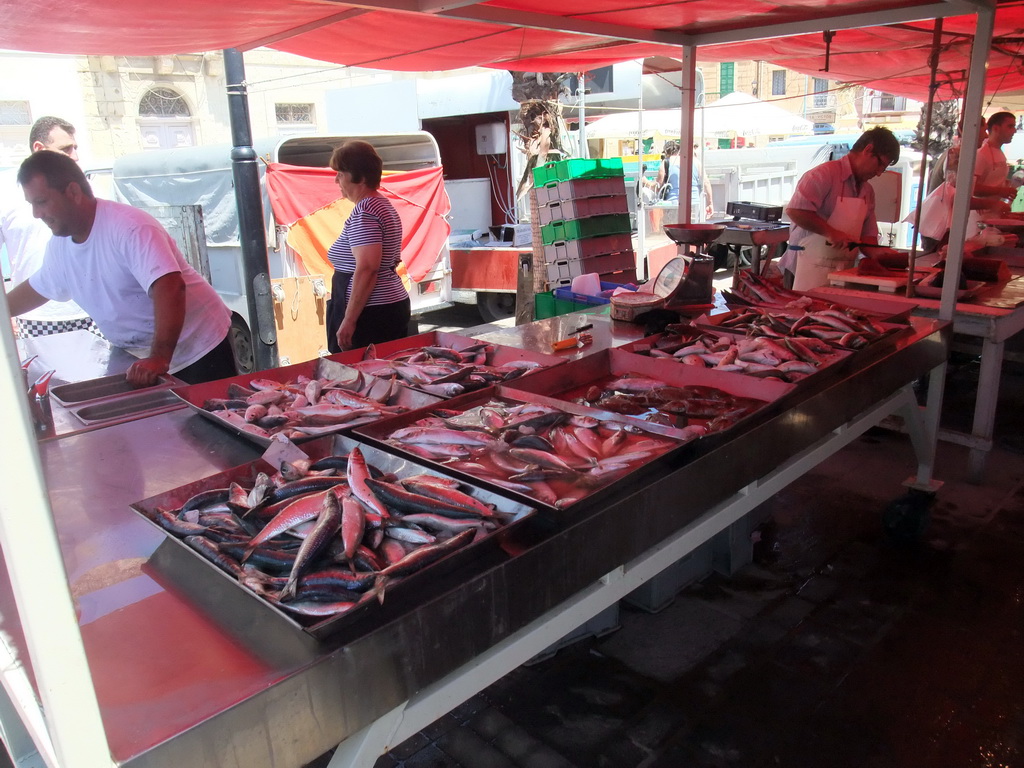 Fish market at Marsaxlokk