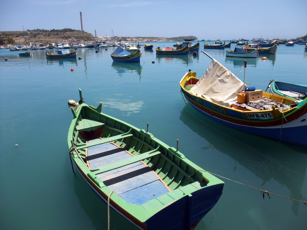 Fishing boats in the harbour of Marsaxlokk