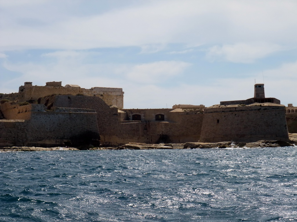 Fort Ricasoli, viewed from the Luzzu Cruises tour boat from Marsaxlokk to Sliema