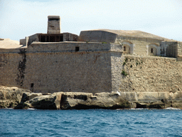 Fort Ricasoli, viewed from the Luzzu Cruises tour boat from Marsaxlokk to Sliema