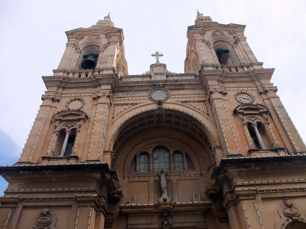 Front of the Stella Maris Parish Church in Sliema