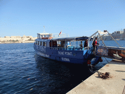 The ferry from Sliema to Valletta at the Valletta west harbour