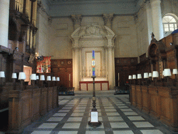 Choir, apse and altar of St Paul`s Pro-Cathedral at Valletta