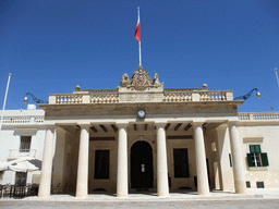 Front of the Main Guard Building at Palace Square at Valletta
