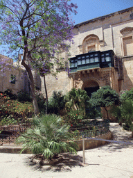 Inner Garden at the entrance of the Grandmaster`s Palace at Valletta