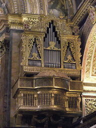 Organ at St. John`s Co-Cathedral at Valletta