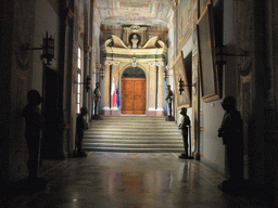 The Corridor of the Knights in the Grandmaster`s Palace at Valletta