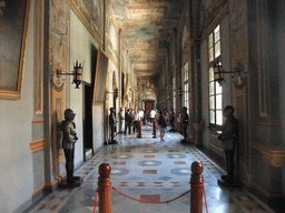 Miaomiao at the Corridor of the Knights in the Grandmaster`s Palace at Valletta