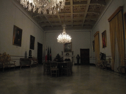 The State Dining Room in the Grandmaster`s Palace at Valletta