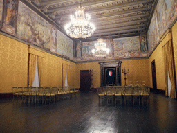 The Supreme Council Hall in the Grandmaster`s Palace at Valletta