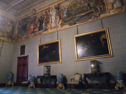 The Yellow State Room in the Grandmaster`s Palace at Valletta