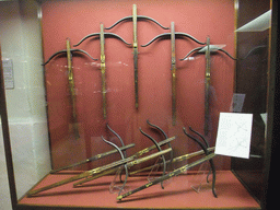 Crossbows at the Armoury of the Grandmaster`s Palace at Valletta