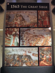 Drawings of the Great Siege of 1565 at the Armoury of the Grandmaster`s Palace at Valletta
