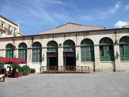 Market building at Triq Il-Merkanti street at Valletta