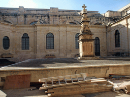 The Inner Courtyard of St. John`s Co-Cathedral