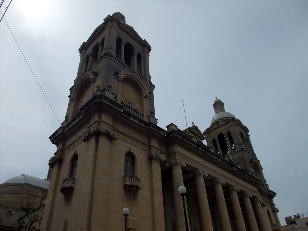 Front of the Church of Christ the King at Paola