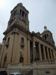 Front of the Church of Christ the King at Paola