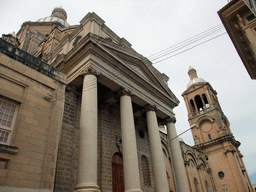 North side of the Church of Christ the King at Paola