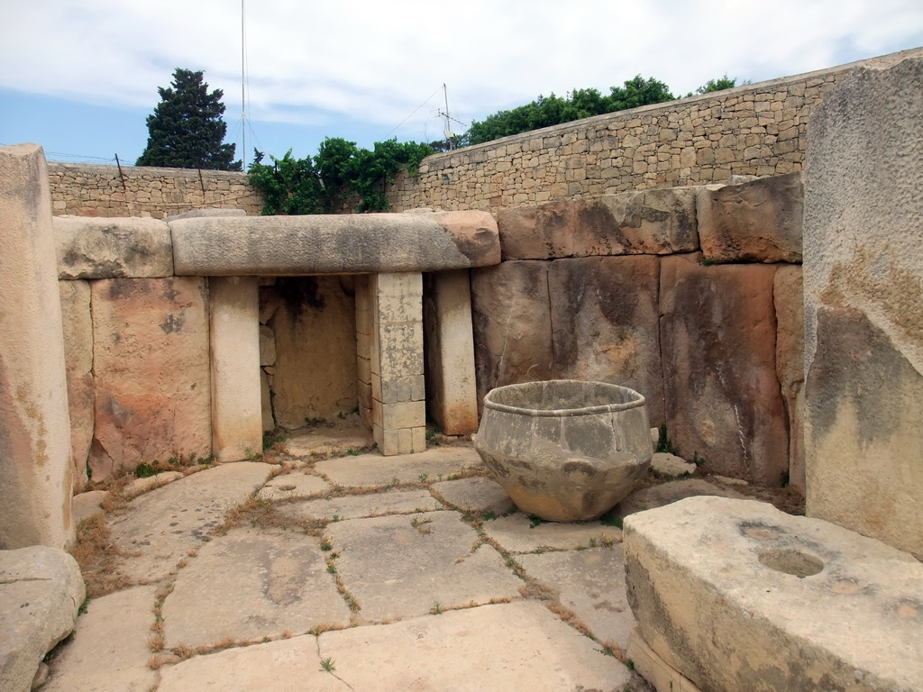 The Carinated Bowl at the Central Temple of the Tarxien Temples at Tarxien