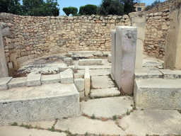 Altars with spiral motifs at the Southwestern Temple of the Tarxien Temples at Tarxien