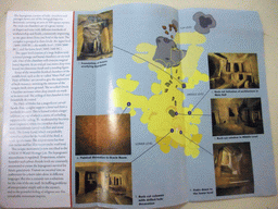 Map and explanation of the Hypogeum of Hal-Saflieni at Paola