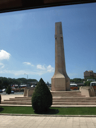 War Memorial at Floriana, viewed from the bus from Valletta to Qrendi