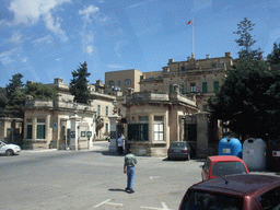 The St. Vincent De Paul Residence hospital at Luqa, viewed from the bus from Valletta to Qrendi