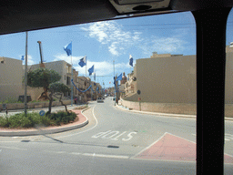 Mqabba, viewed from the bus from Valletta to Qrendi