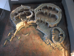 Scale model of the Mnajdra Temples in the Hagar Qim Temples Museum