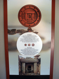 Explanation on the Maltese 2 eurocent coin, in the Hagar Qim Temples Museum