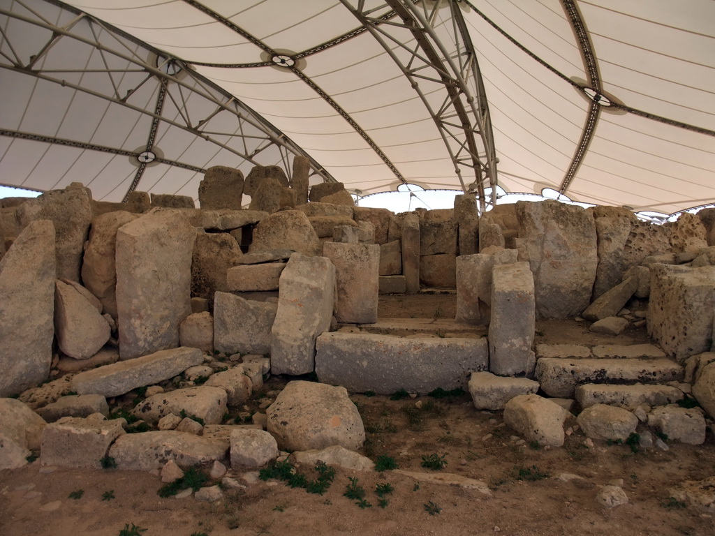 North entrance to the Main Temple of the Hagar Qim Temples