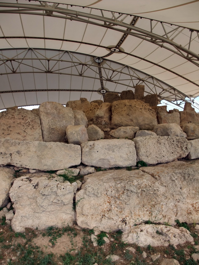 Outer Wall of the Main Temple of the Hagar Qim Temples