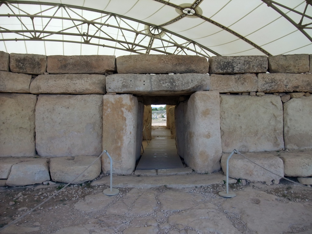 Main entrance of the Northern Temple of the Hagar Qim Temples