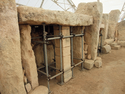 Trilithon altars at the Center of the Hagar Qim Temples