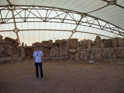 Tim in front of the Mnajdra Temples