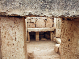 Recess with trilithon altars at the South Temple of the Mnajdra Temples