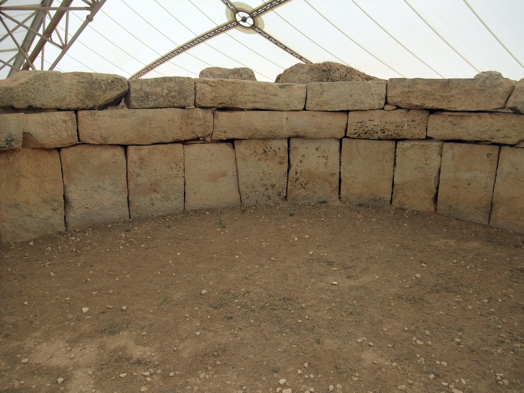 Walls of the Central Temple of the Mnajdra Temples