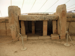 Trilithon altar of the Central Temple of the Mnajdra Temples